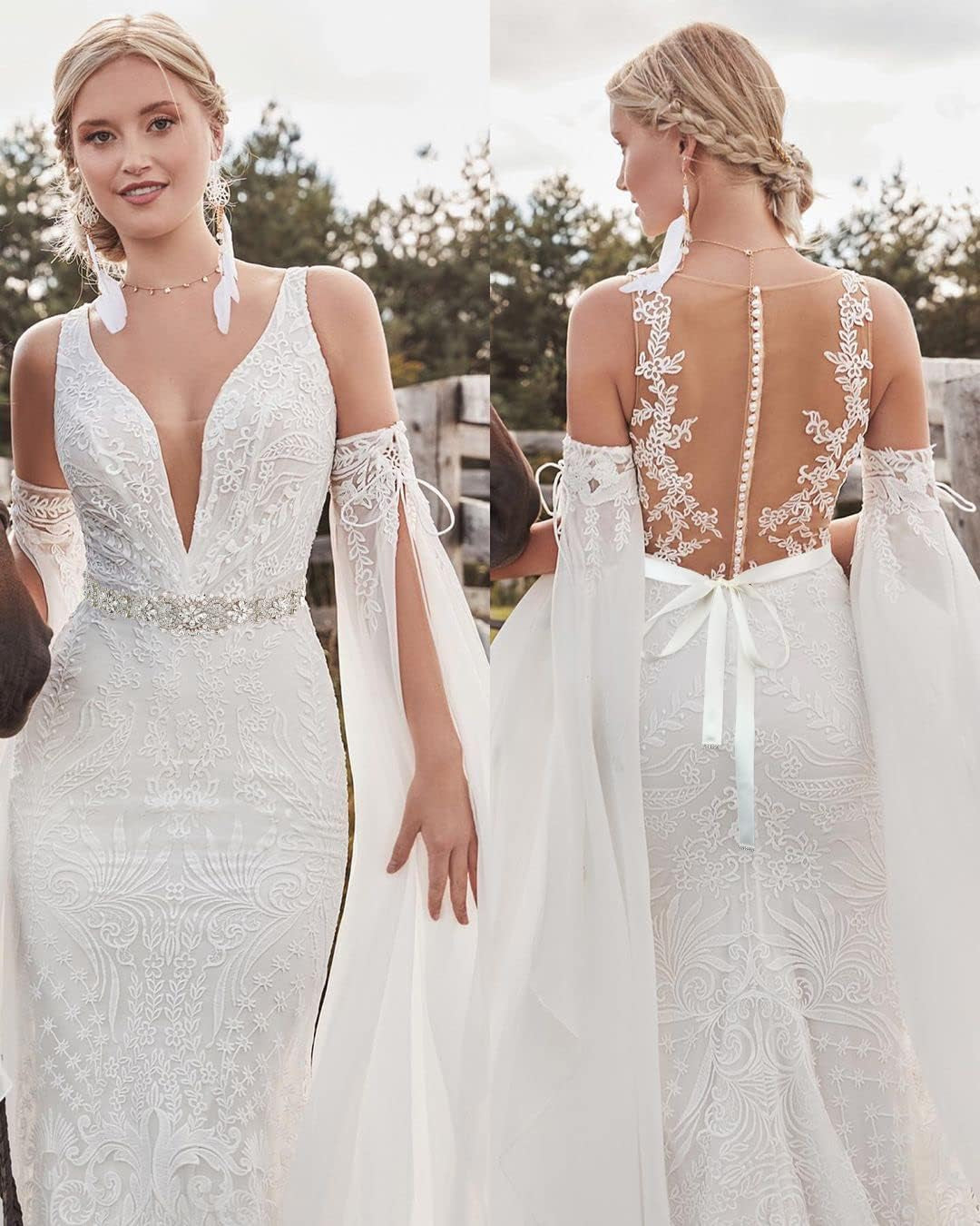 Bridal Belt for Women Dress,Wedding Dress Belt for Bride Crystal Rhinestone Sash Wedding Belt