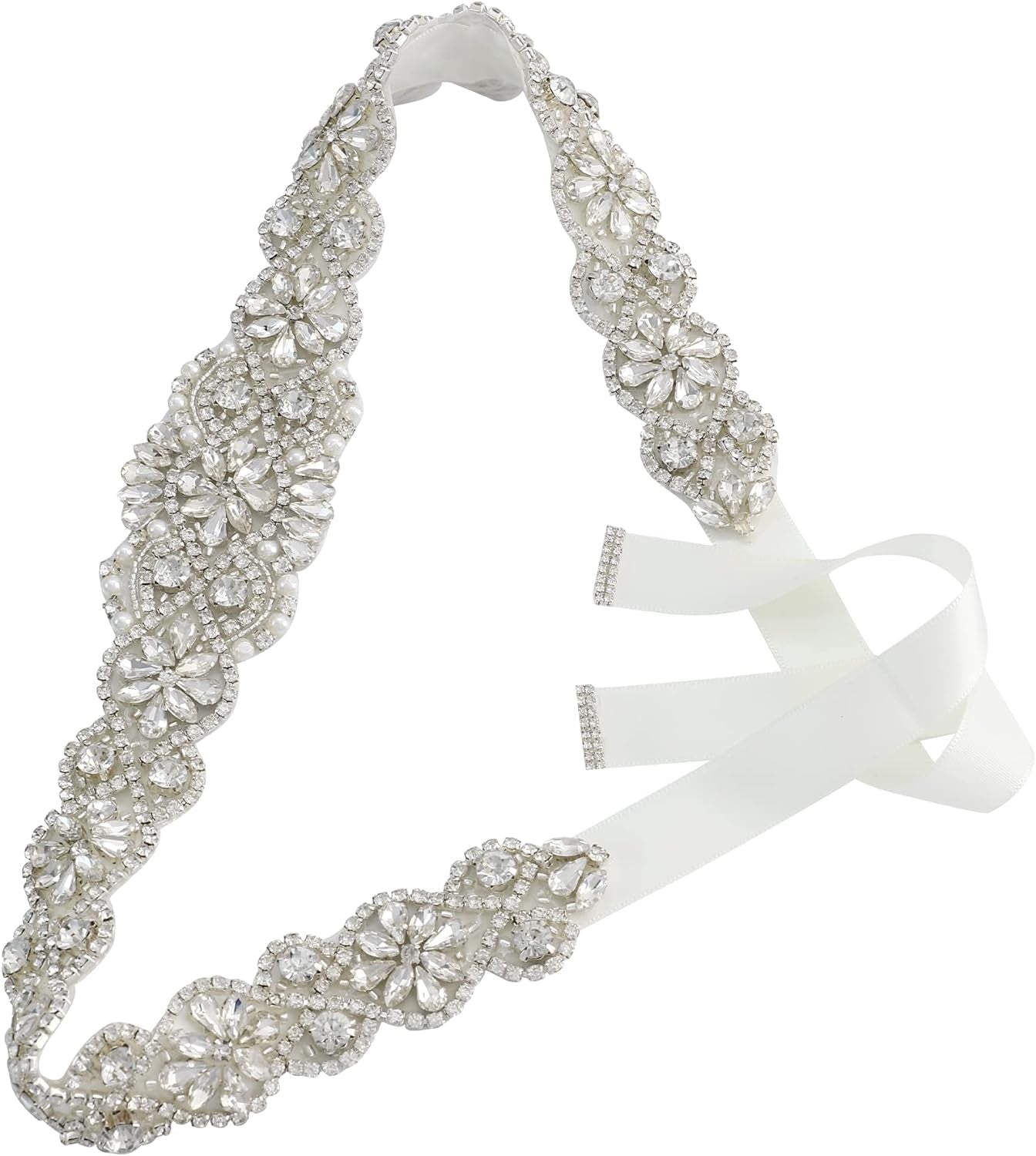 Bridal Belt for Women Dress,Wedding Dress Belt for Bride Crystal Rhinestone Sash Wedding Belt